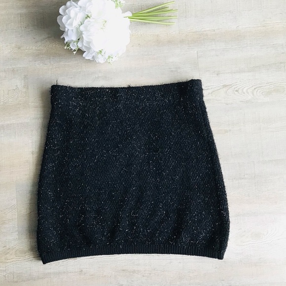 🎀 NWT ZARA Casual / Dress M Size NWT Black Skirt - Picture 6 of 9